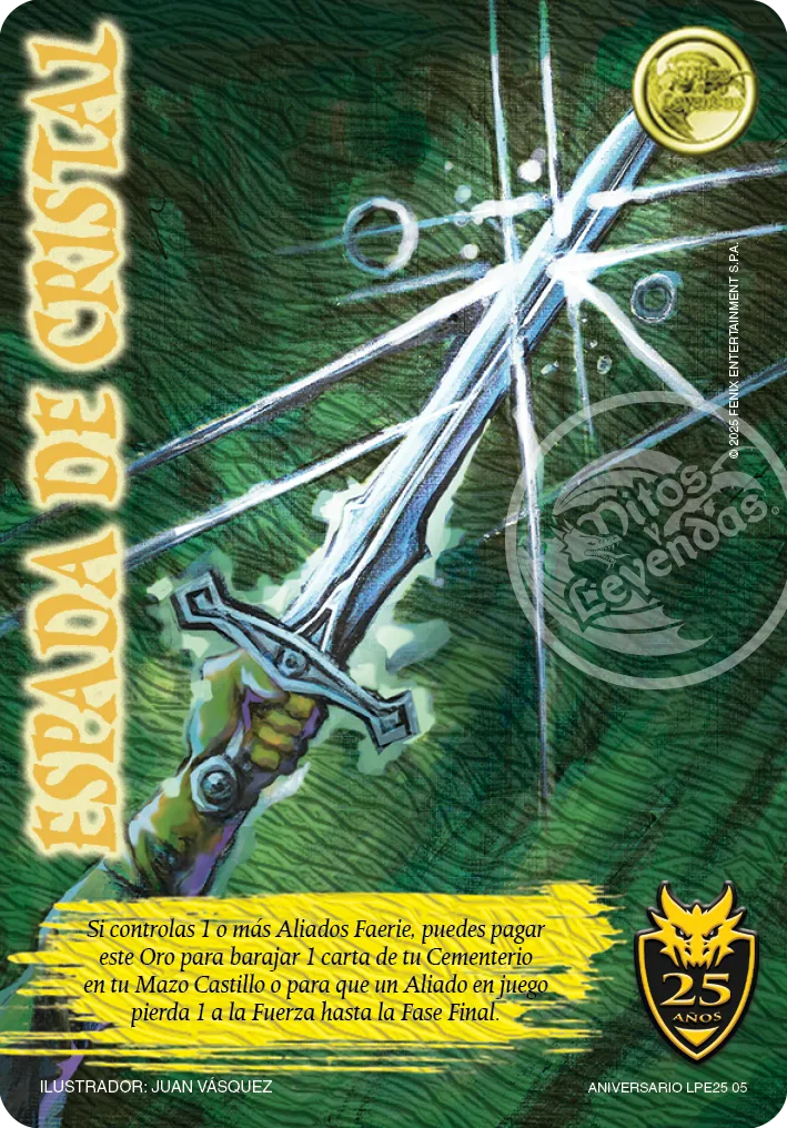 Espada de Cristal — Aniversario 25