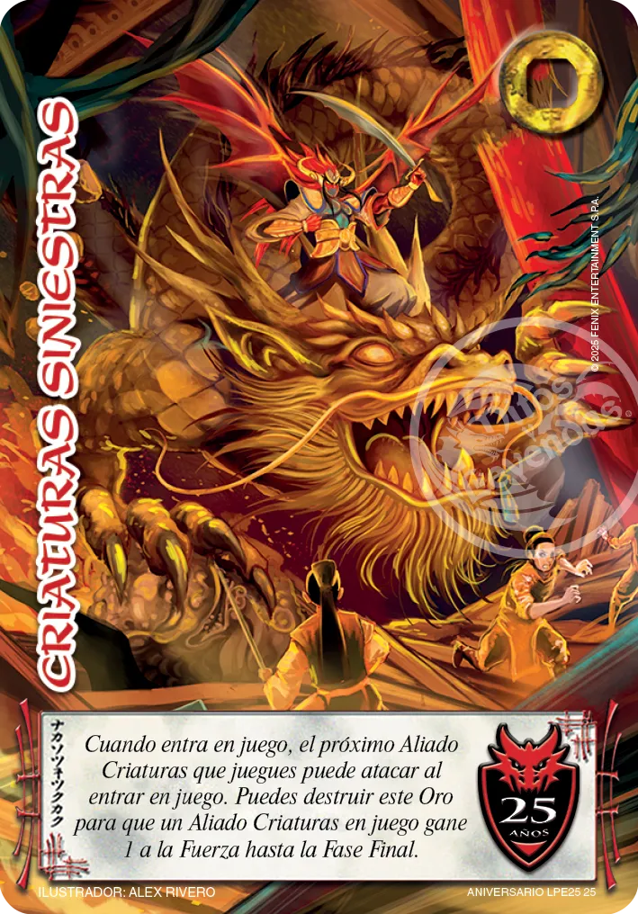 Criaturas Siniestras — Aniversario 25