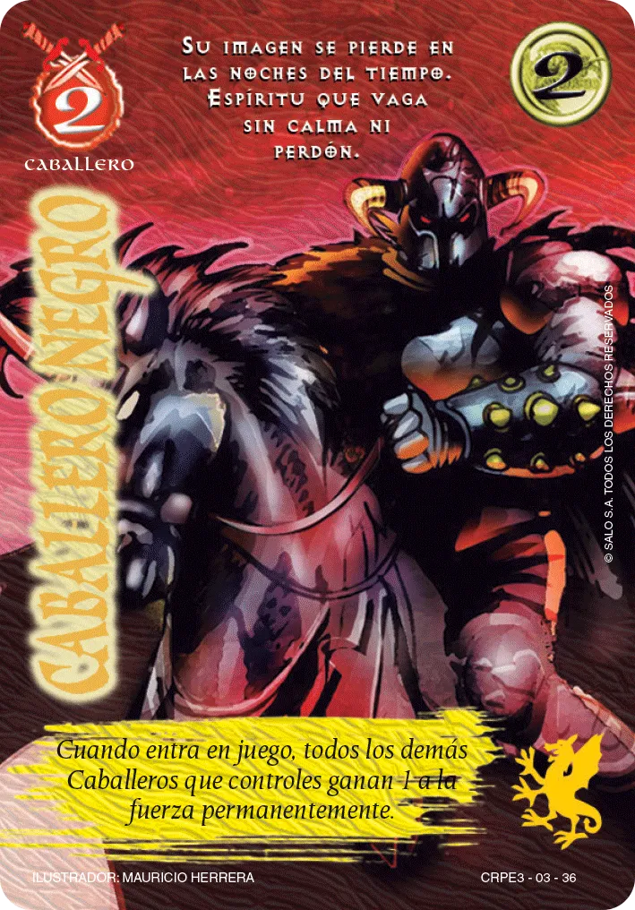 Caballero Negro — Kit Racial 2023