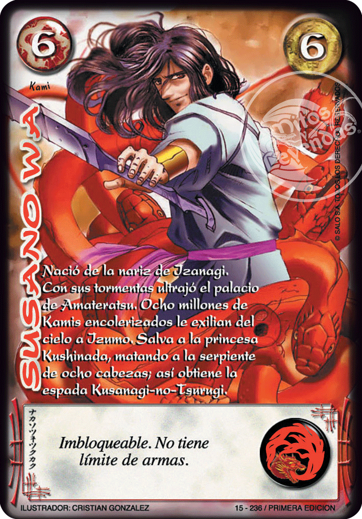Susano Wa — CC - Espiritu de Dragon