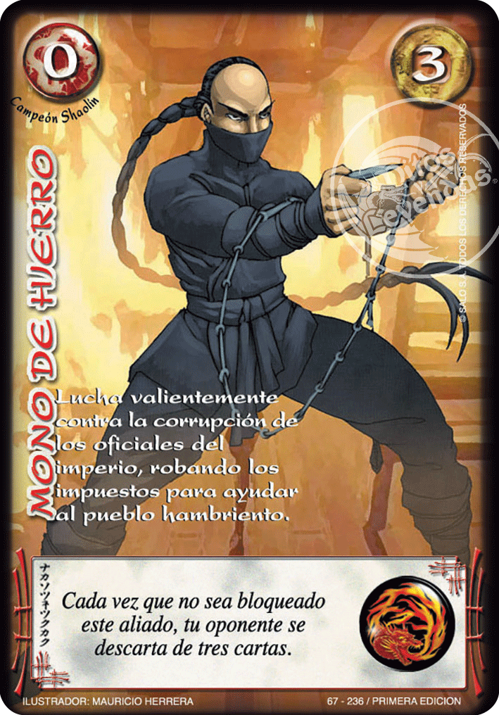 Mono de Hierro — CC - Espiritu de Dragon