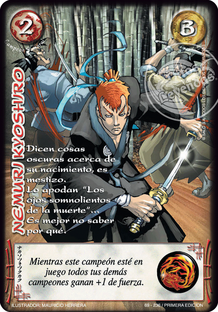 Nemuri Kyoshiro — CC - Espiritu de Dragon