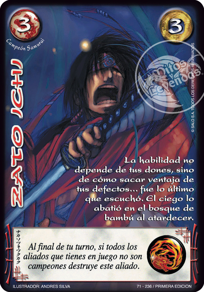 Zato Ichi — CC - Espiritu de Dragon