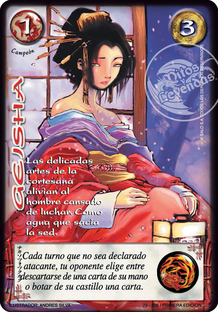 Geisha — CC - Espiritu de Dragon