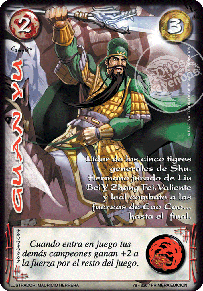 Guan Yu — CC - Espiritu de Dragon