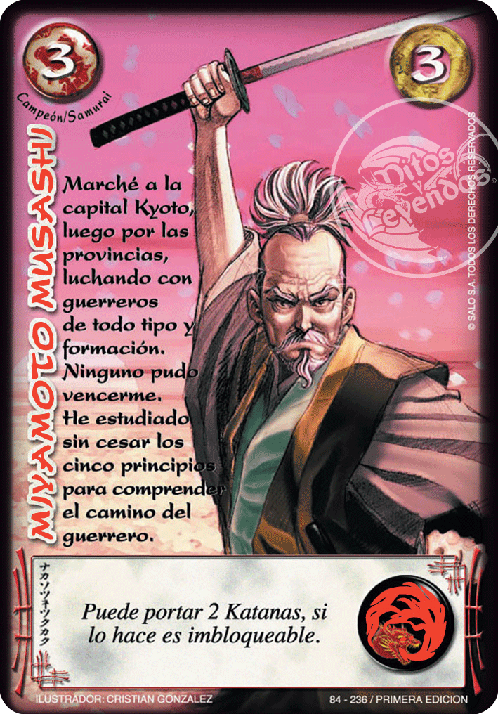 Miyamoto Musashi — CC - Espiritu de Dragon