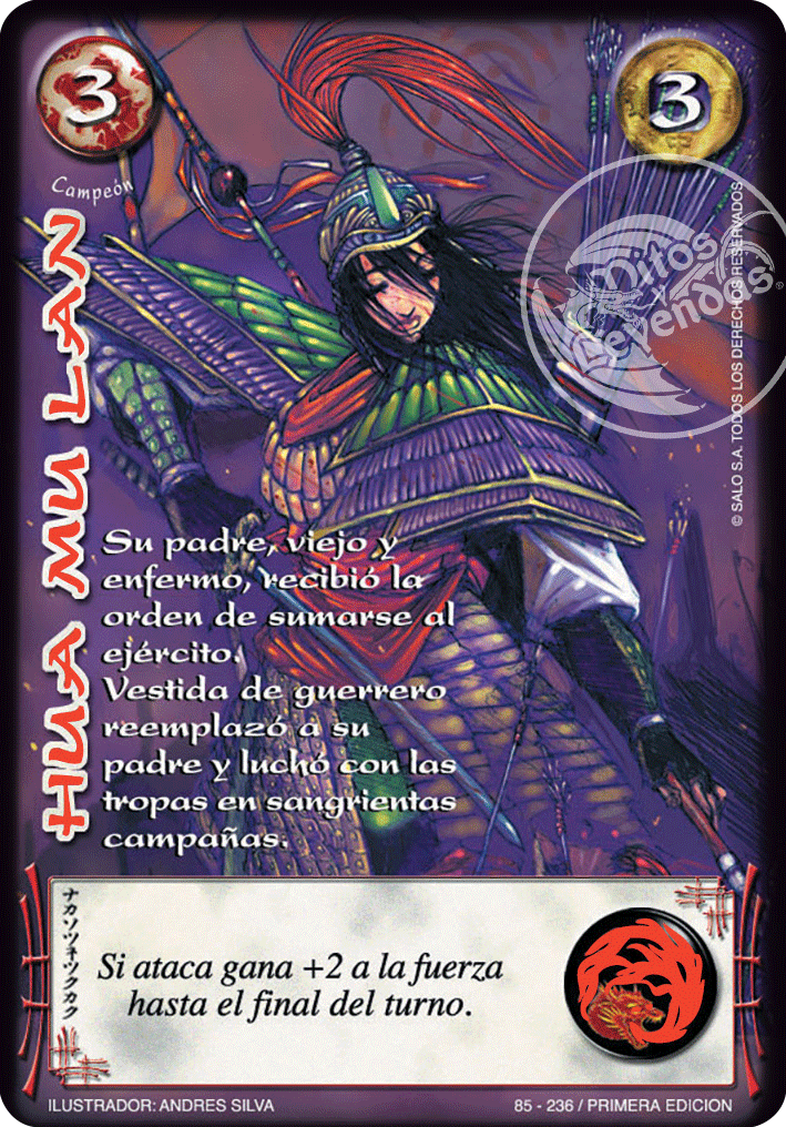 Hua Mu Lan — CC - Espiritu de Dragon