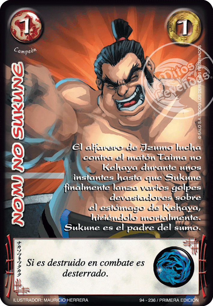 Nomi No Sukune — CC - Espiritu de Dragon