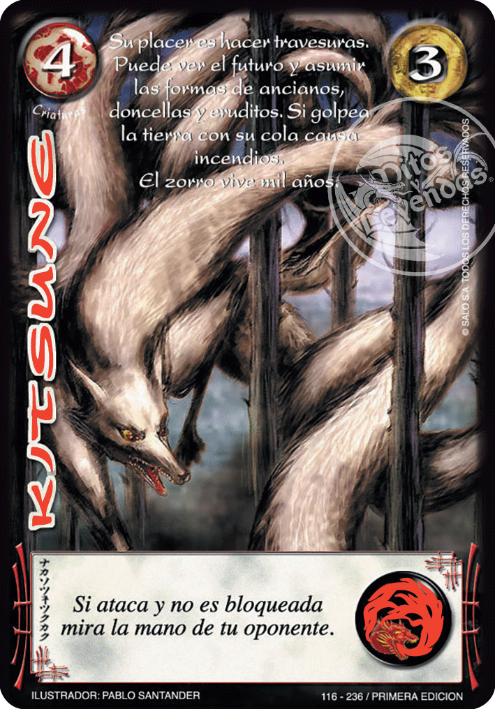 Kitsune — CC - Espiritu de Dragon