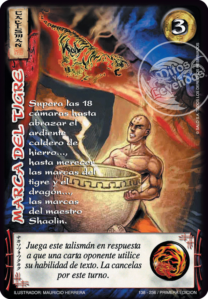 Marca del Tigre — CC - Espiritu de Dragon