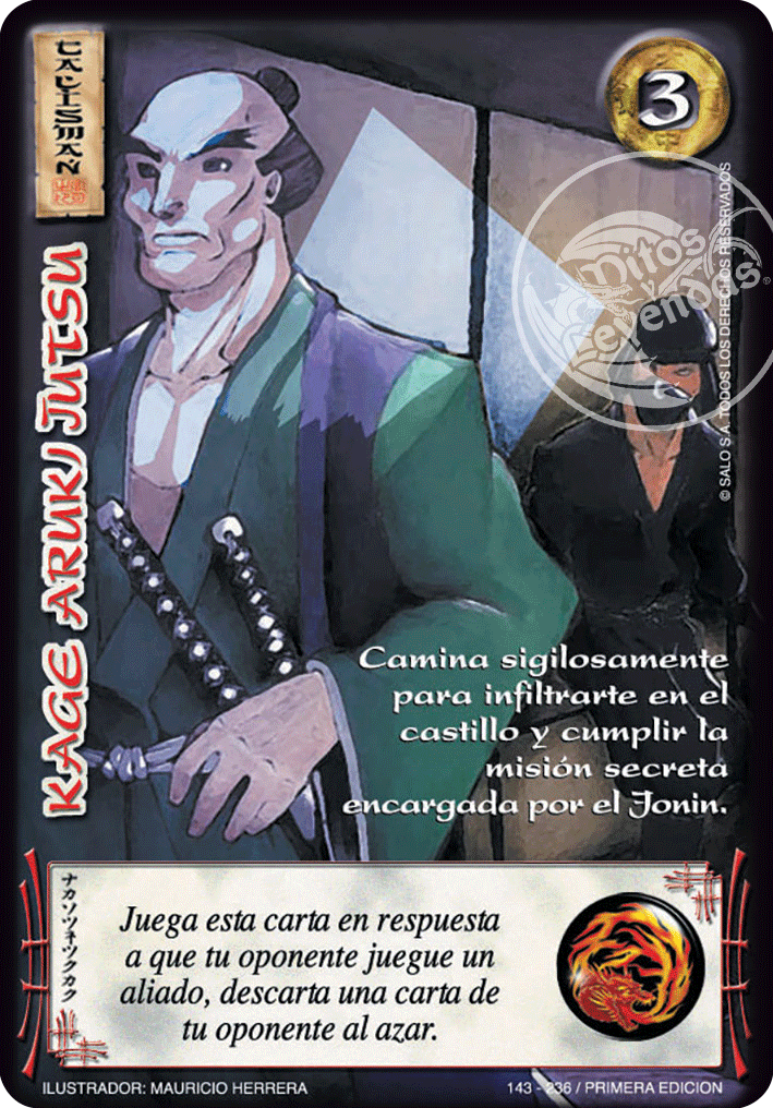 Kage Aruki Jutsu — CC - Espiritu de Dragon