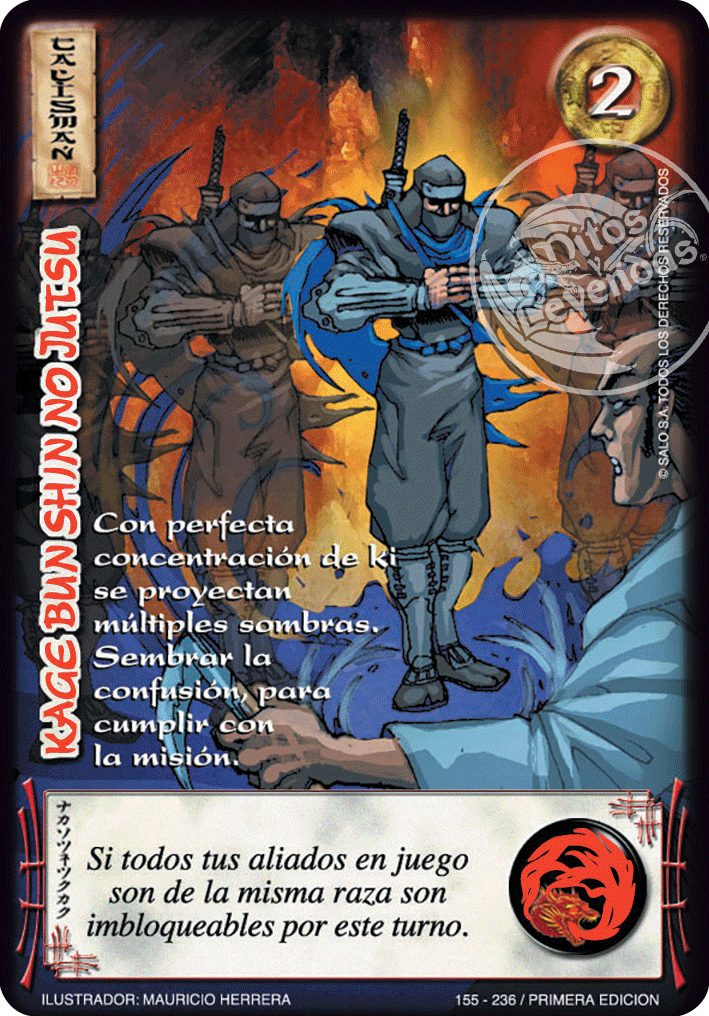 Kage Bun Shin No Jutsu — CC - Espiritu de Dragon