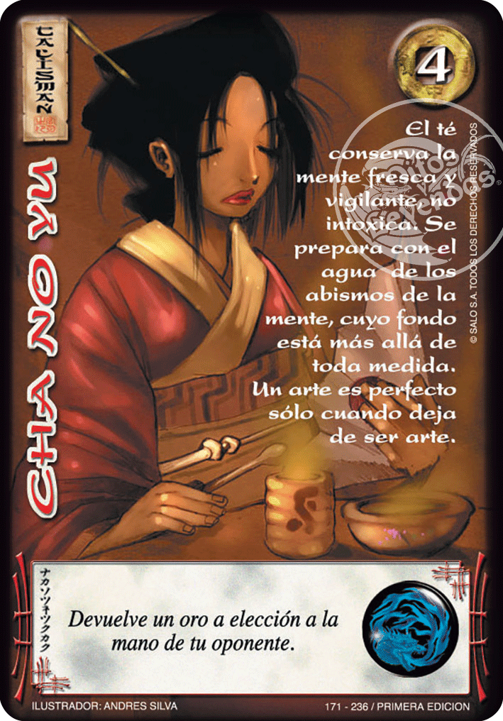 Cha No Yu — CC - Espiritu de Dragon