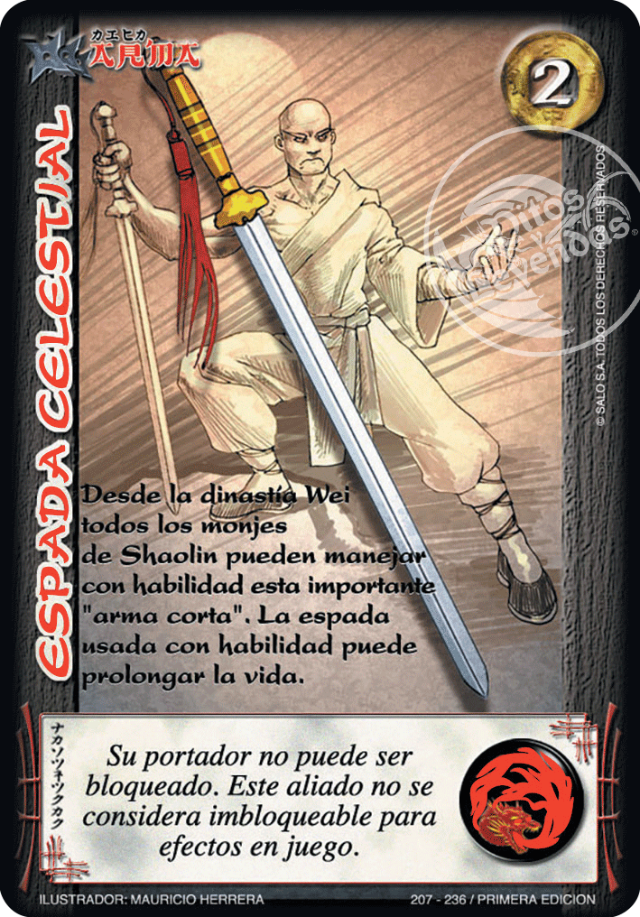 Espada Celestial — CC - Espiritu de Dragon