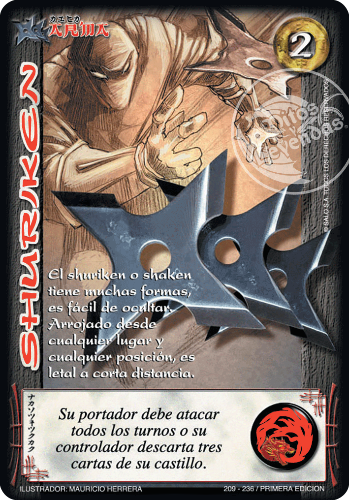 Shuriken — CC - Espiritu de Dragon