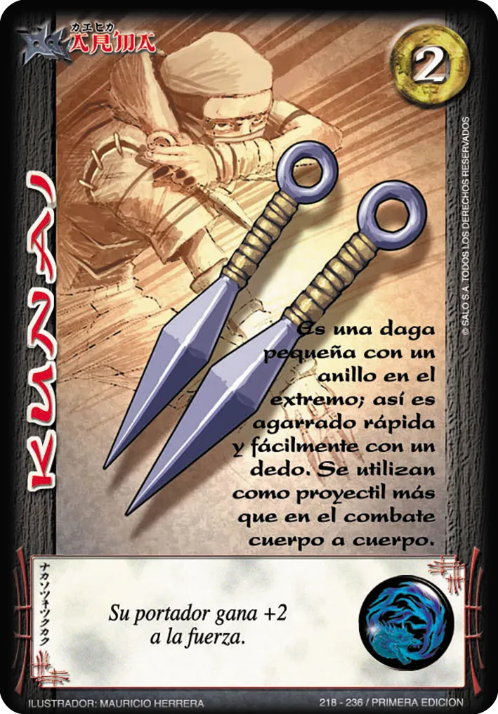 Kunai — CC - Espiritu de Dragon