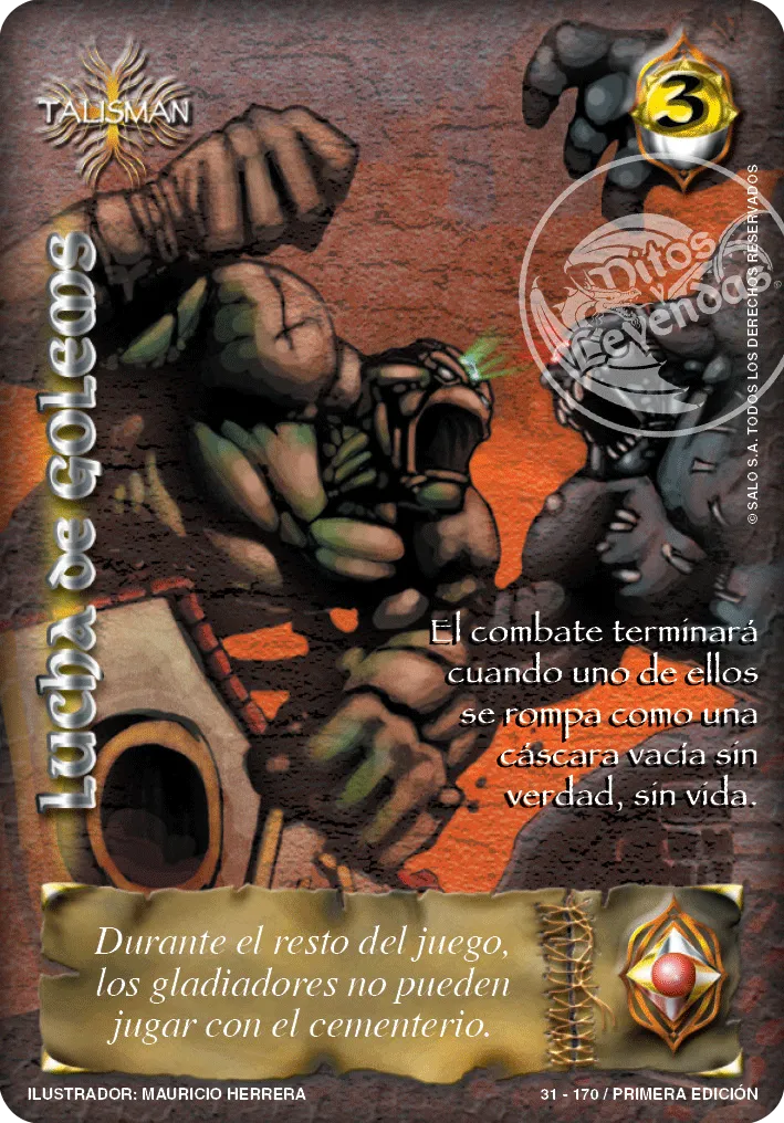 Lucha de Golems — CC - La Cofradia