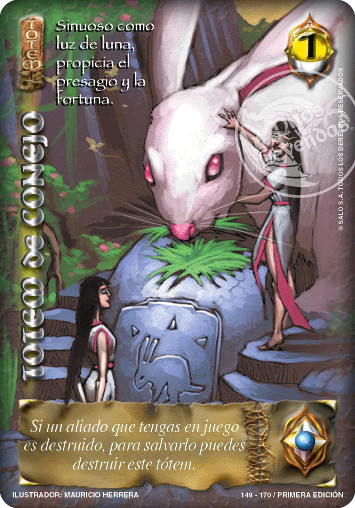 Totem de Conejo — CC - La Cofradia
