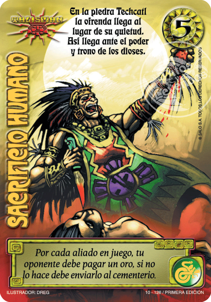 Sacrificio Humano — CC - La Ira del Nahual