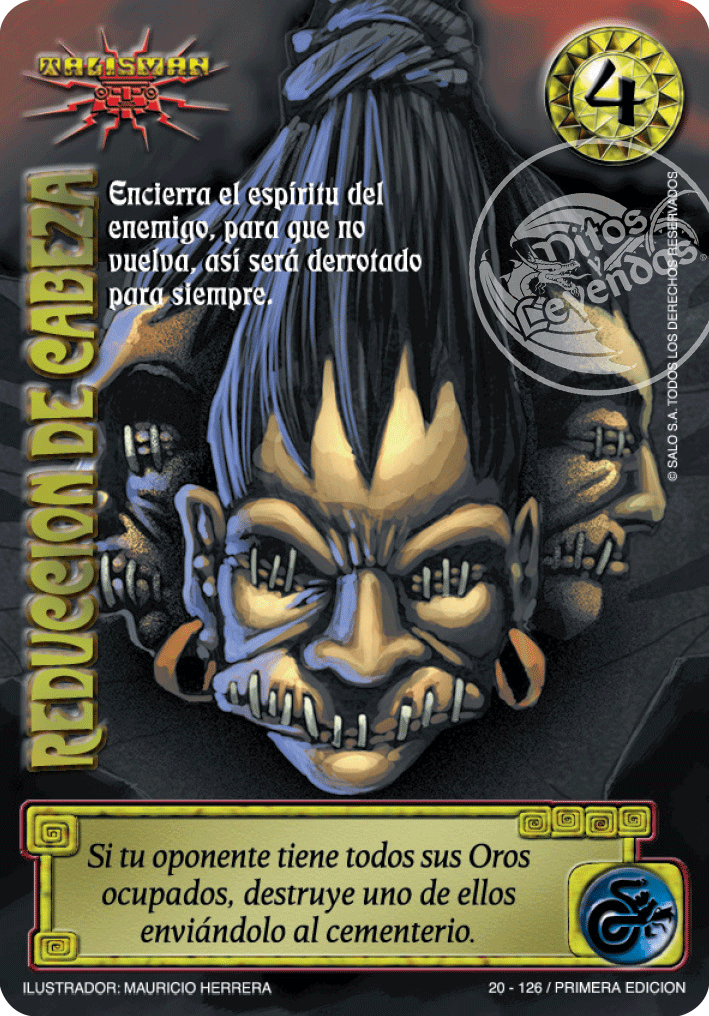 Reduccion de Cabeza — CC - La Ira del Nahual