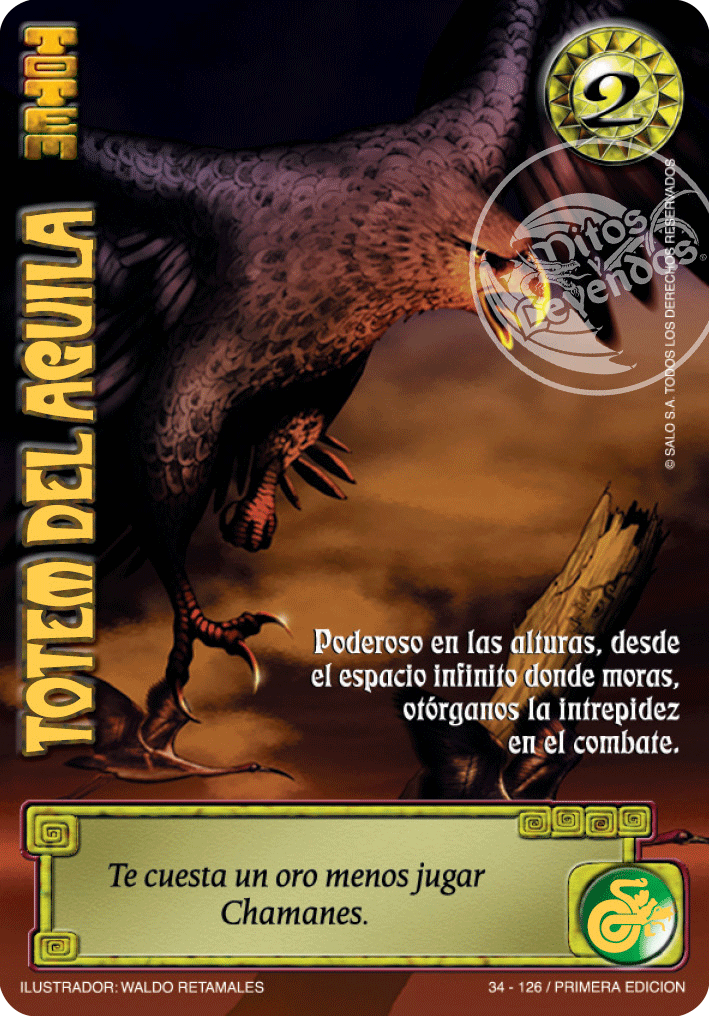 Totem del aguila — CC - La Ira del Nahual
