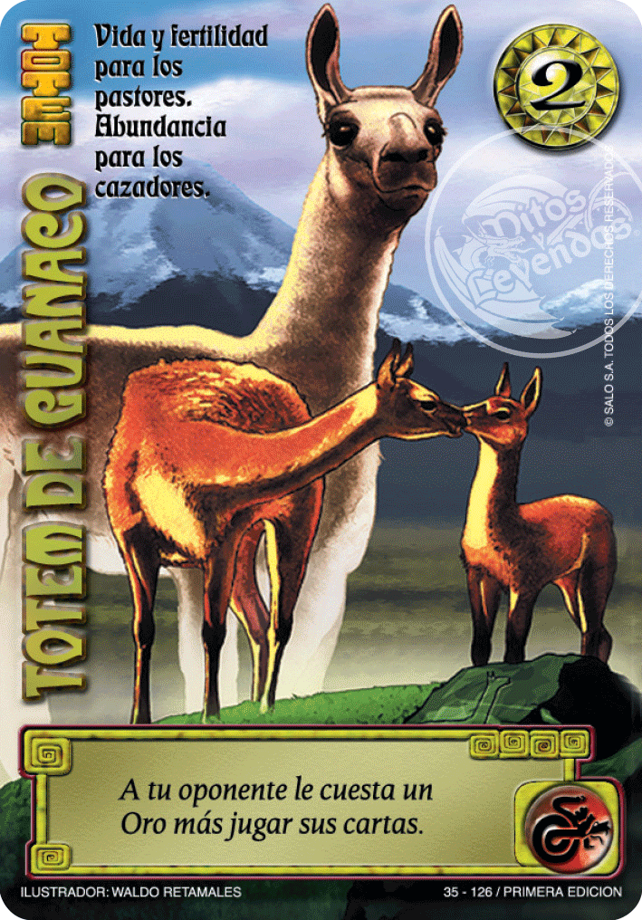 Totem de Guanaco — CC - La Ira del Nahual