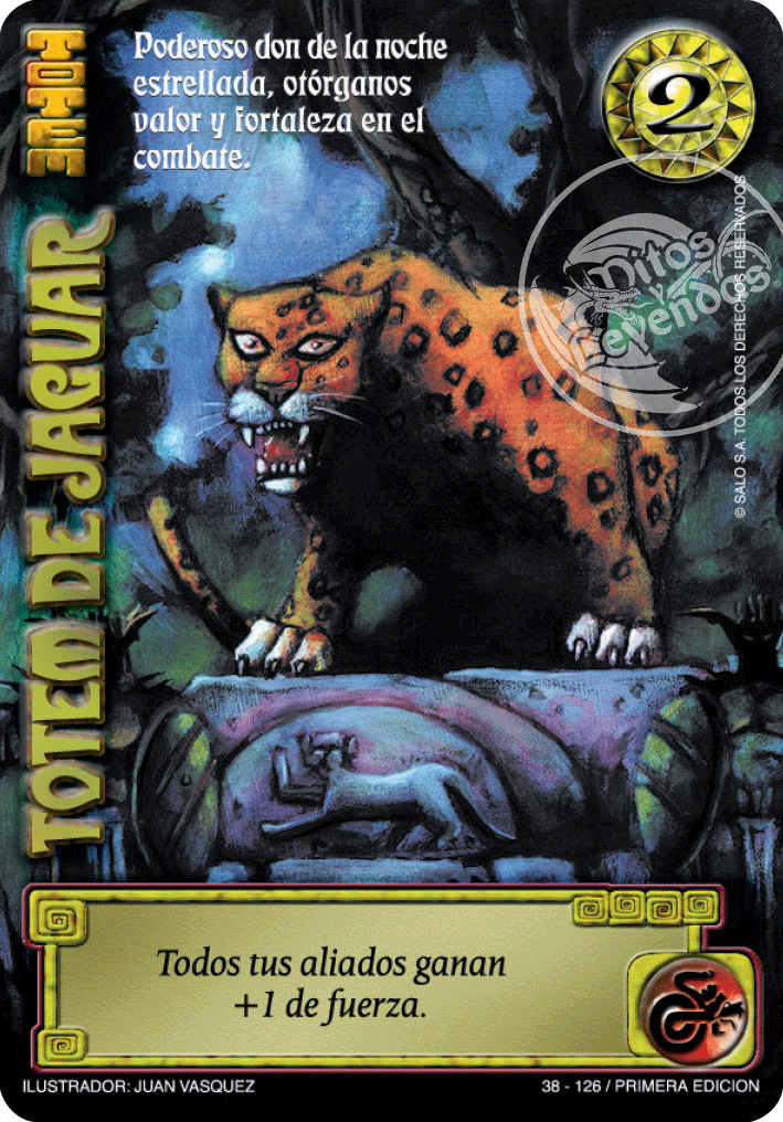 Totem de Jaguar — CC - La Ira del Nahual