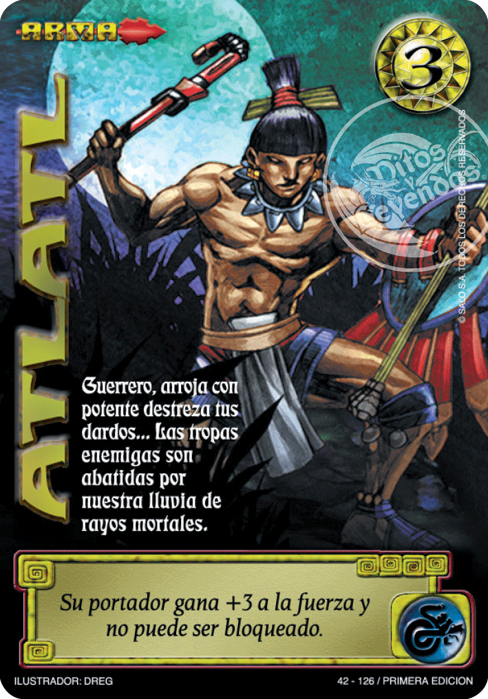 Atlatl — CC - La Ira del Nahual