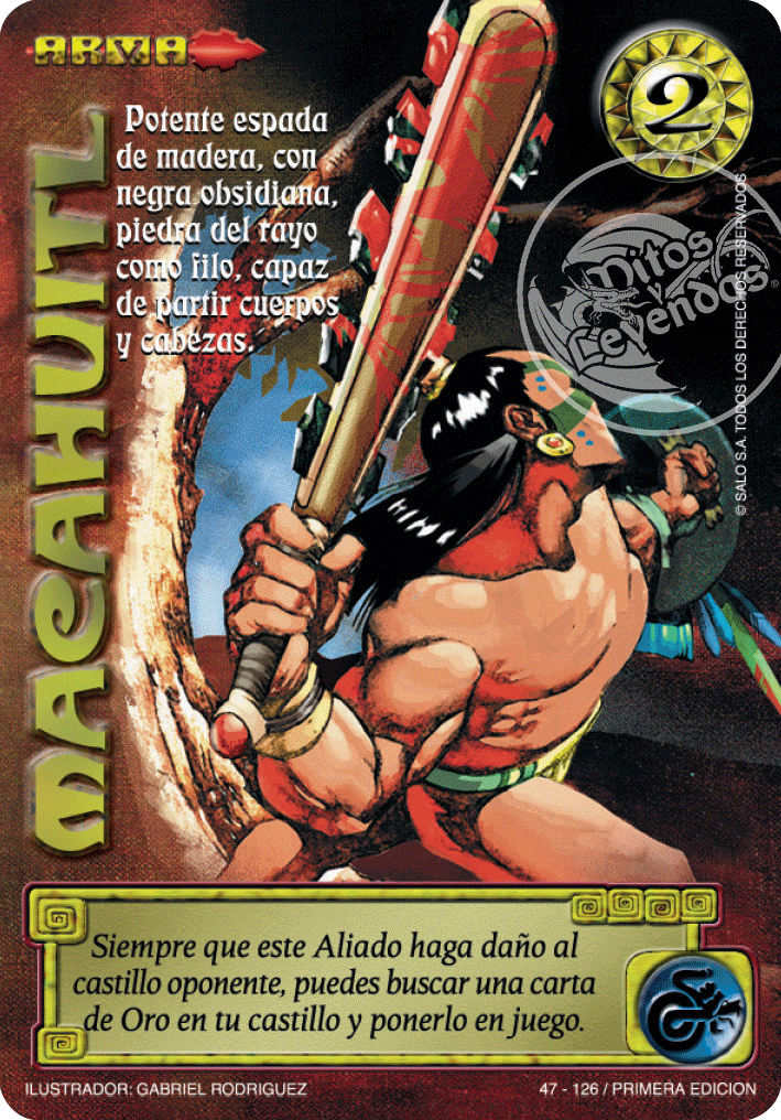 Macahuitl — CC - La Ira del Nahual