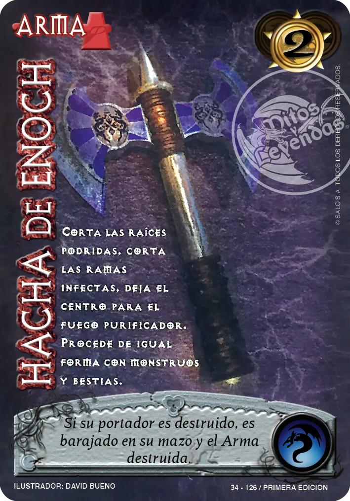 Hacha de Enoch — CC - Mundo Gotico