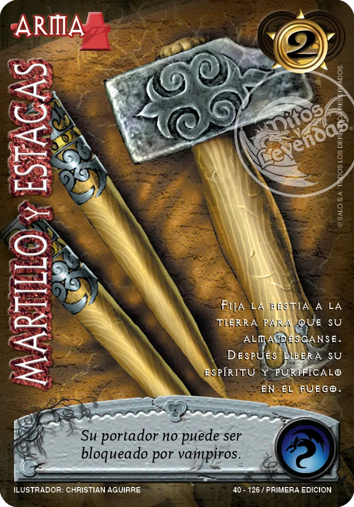 Martillo y Estacas — CC - Mundo Gotico