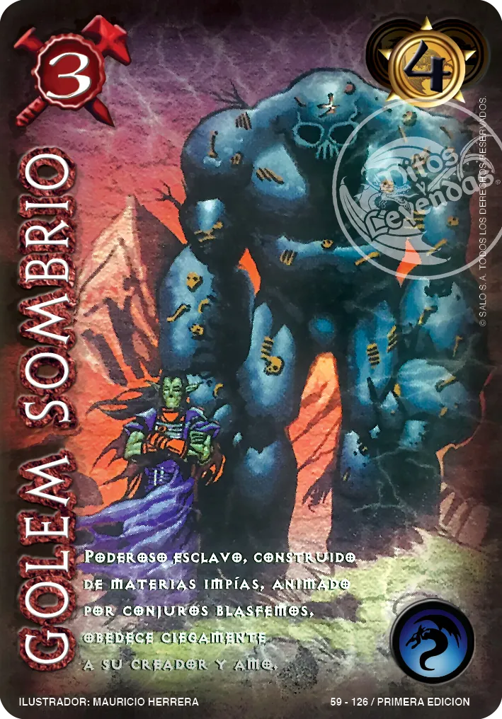 Golem Sombrío — CC - Mundo Gotico