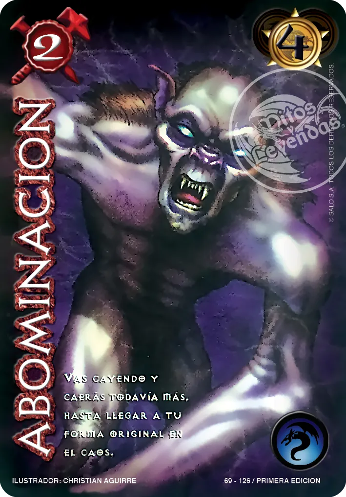 Abominación — CC - Mundo Gotico