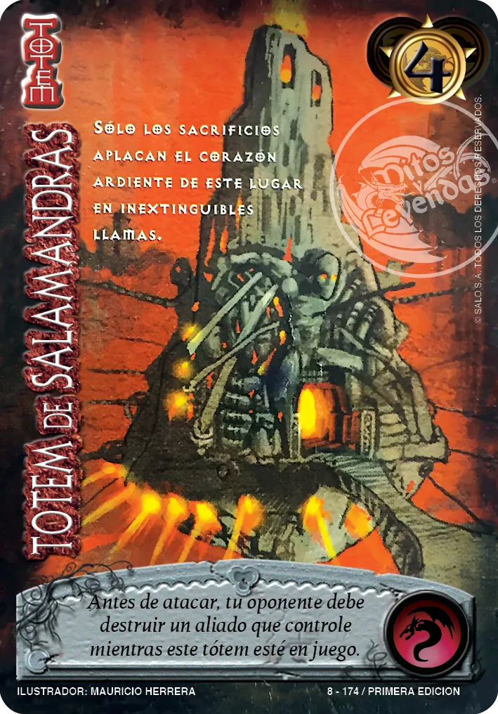 Totem de Salamandras — CC - Mundo Gotico