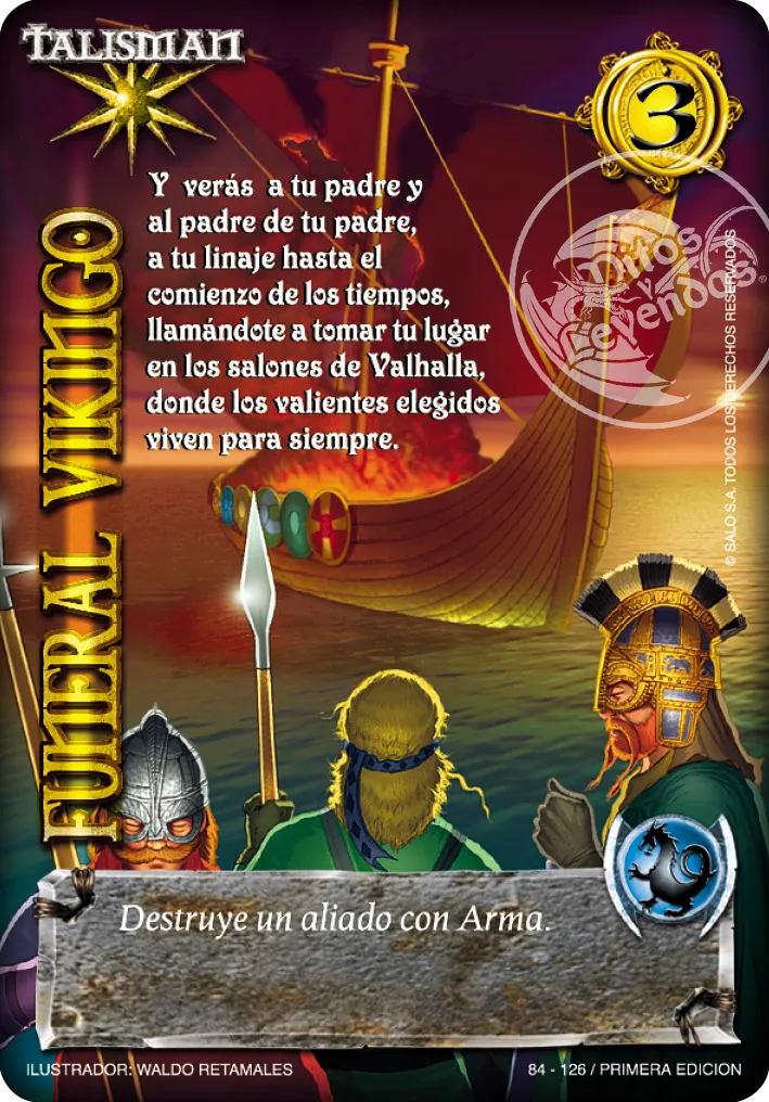 Funeral Vikingo — CC - Ragnarok