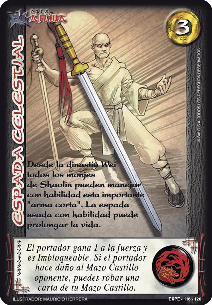 Espada Celestial — Kit Extension 2022
