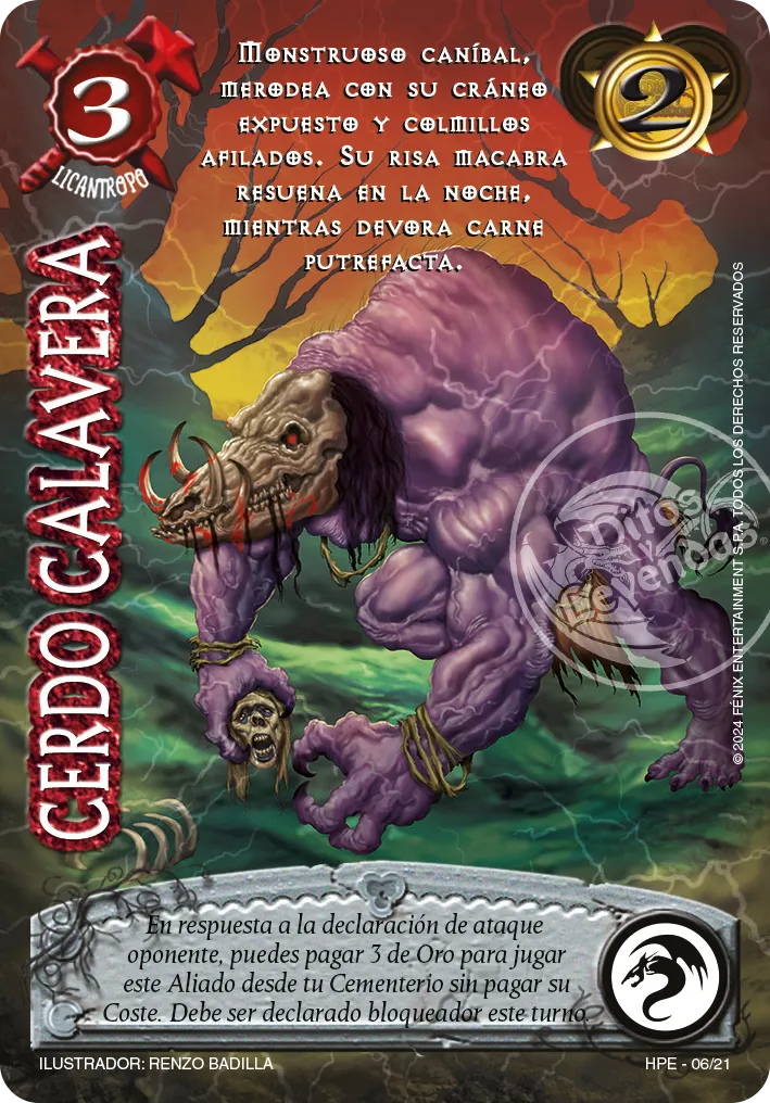 Cerdo Calavera — Vigilantes de la noche