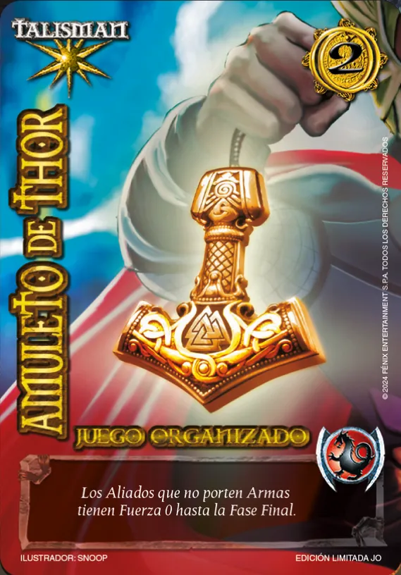 Amuleto de Thor — Juego Organizado
