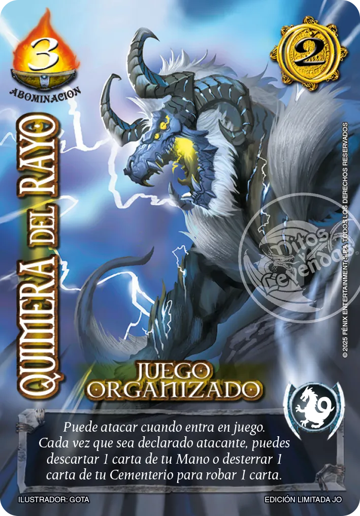 Quimera del Rayo — Juego Organizado