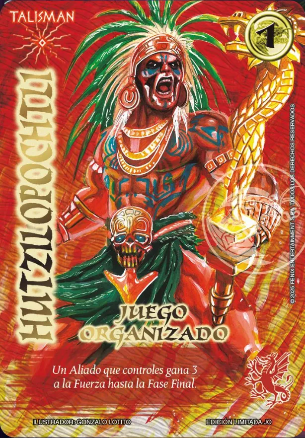 Hutzilopochtli — Juego Organizado