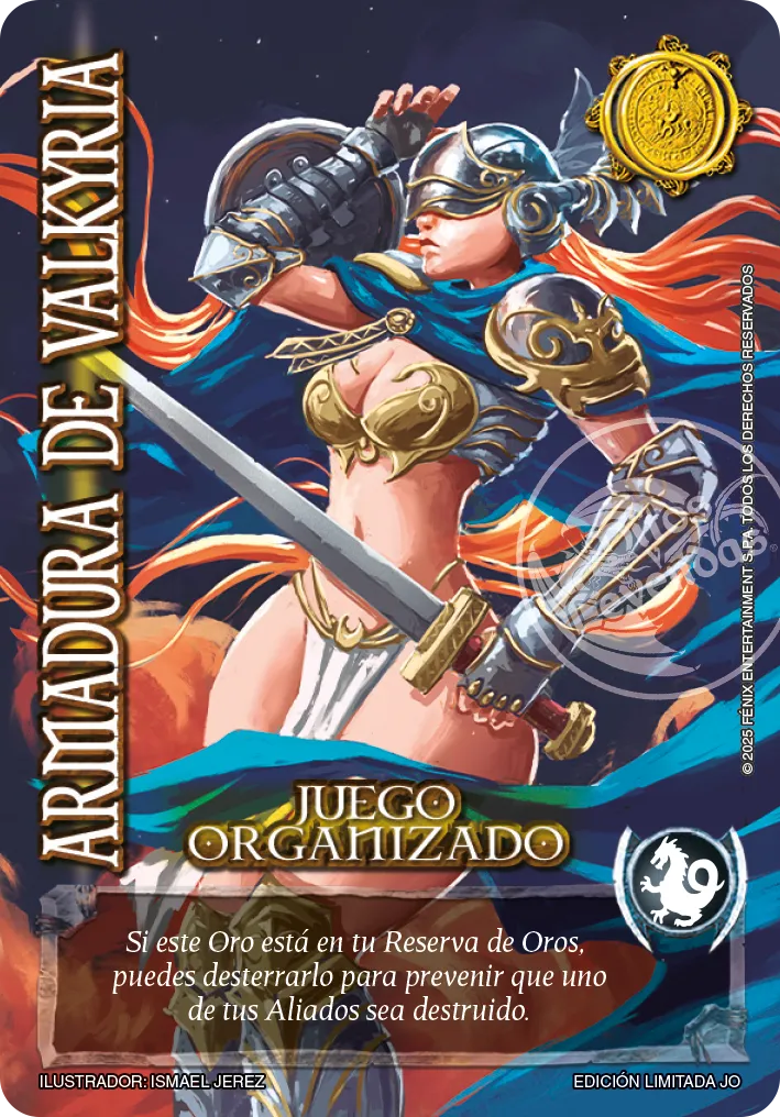 Armadura de Valkyria — Juego Organizado