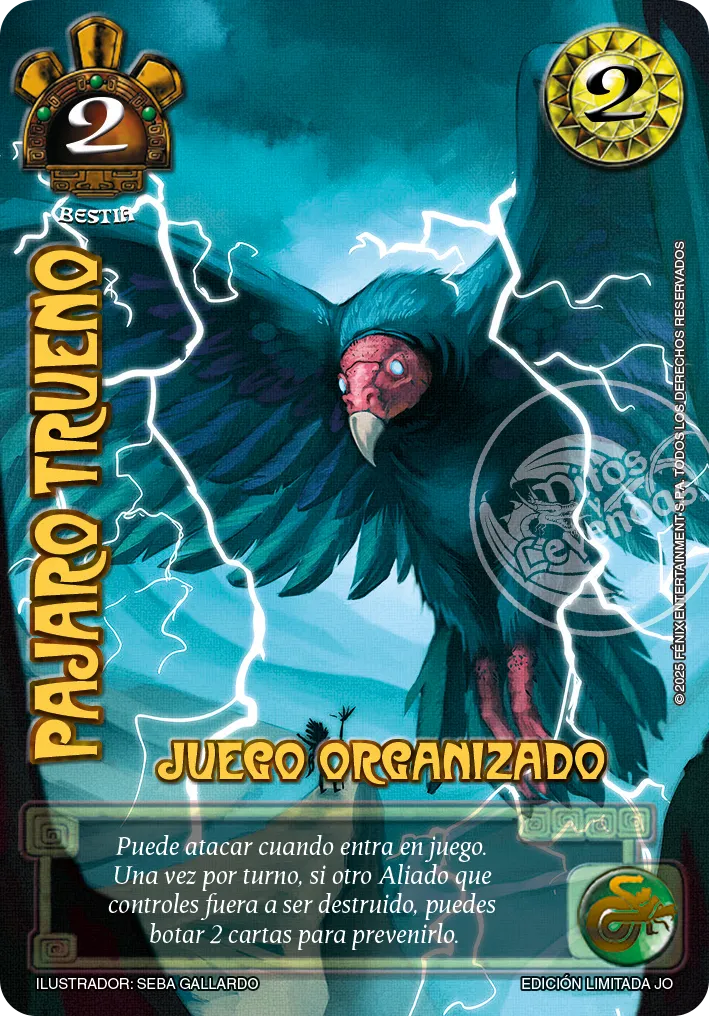 Pajaro Trueno — Juego Organizado