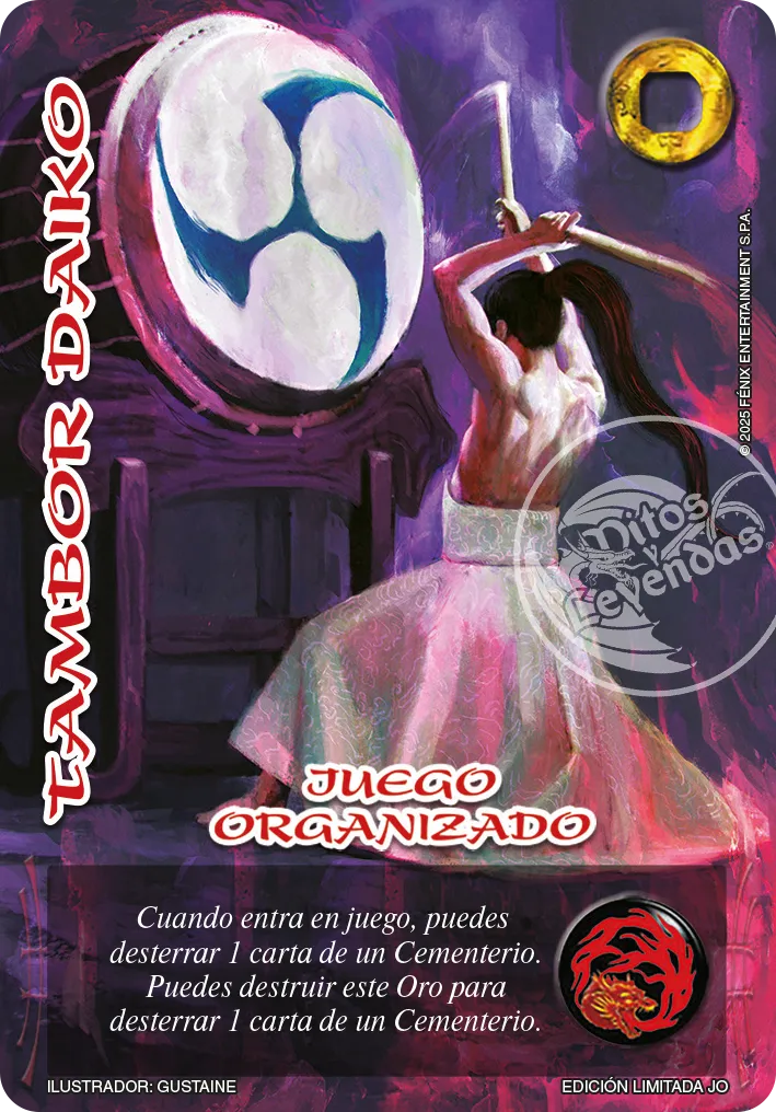 Tambor Daiko — Juego Organizado