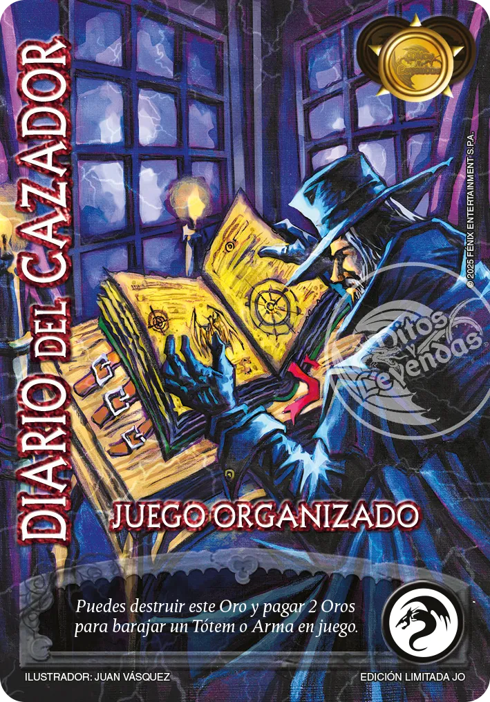 Diario del Cazador — Juego Organizado