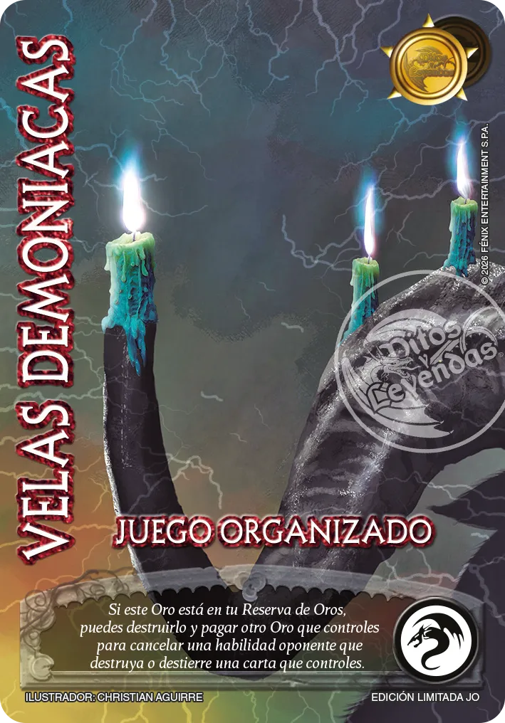 Velas Demoníacas — Juego Organizado