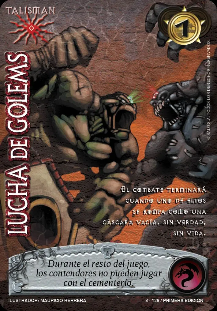 Lucha de Golems — Leyendas 2.0
