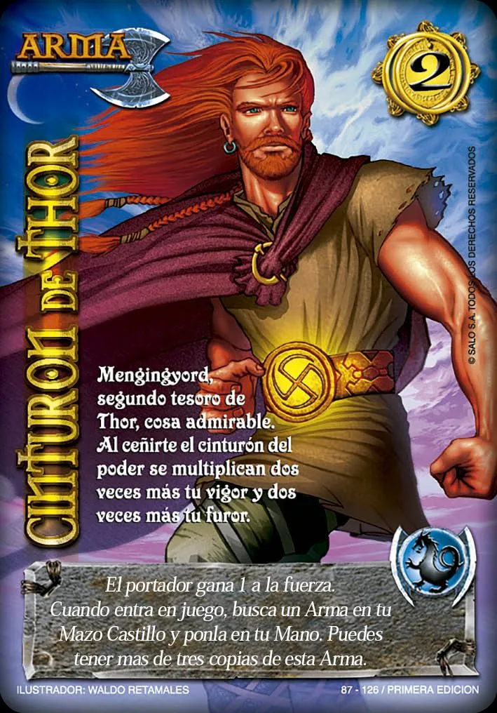 Cinturon de Thor — Leyendas 2.0