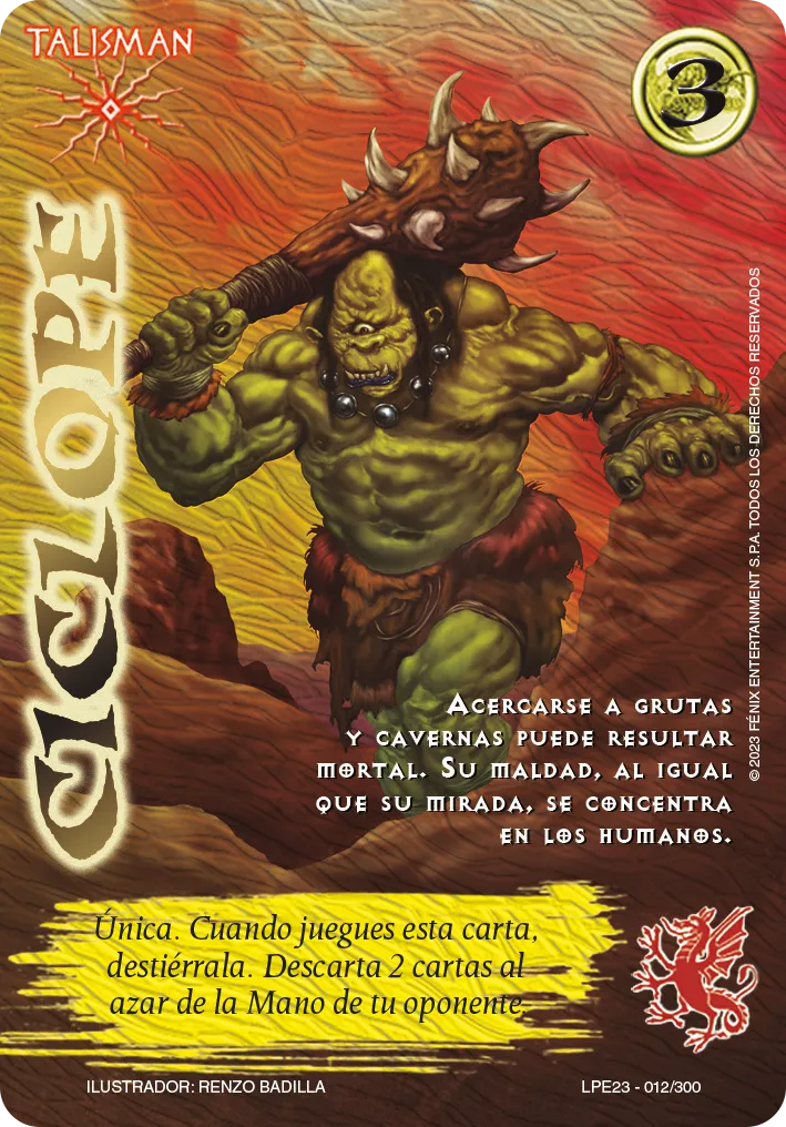 Ciclope — Leyendas 3.0