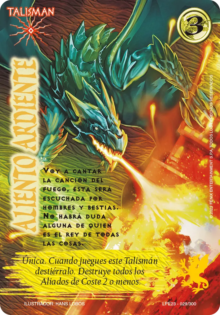 Aliento Ardiente — Leyendas 3.0