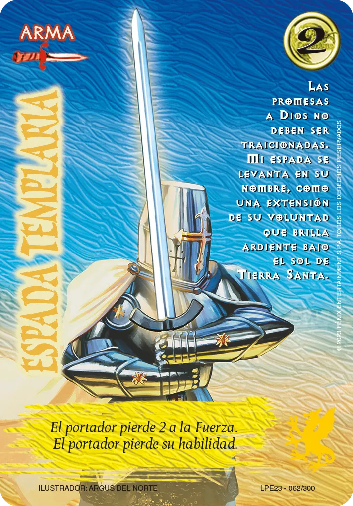 Espada Templaria — Leyendas 3.0